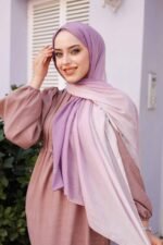 Degrade Desenli Ross Kraşli Şal