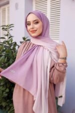 Degrade Desenli Ross Kraşli Şal - Görsel 3