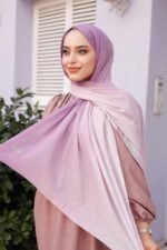 Degrade Desenli Ross Kraşli Şal - Görsel 5