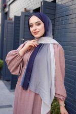 Degrade Desenli Ross Kraşli Şal