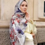 Pamila Viskon Şal Serisi-Lalezar Desen