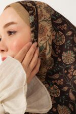 Soft Şal-Çini Desenli - Görsel 5