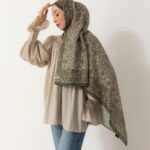 Soft Şal-Çini Desenli