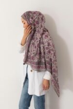 Soft Şal-Çini Desenli - Görsel 4
