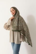 Soft Şal-Çini Desenli - Görsel 6