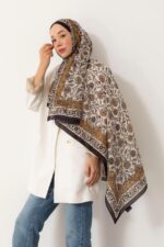 Soft Şal-Çini Desenli - Görsel 4