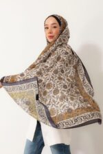 Soft Şal-Çini Desenli - Görsel 5