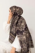 Soft Şal-Klasik Etnik Desen - Görsel 7