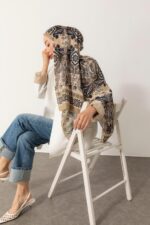 Soft Şal-Klasik Etnik Desen - Görsel 2