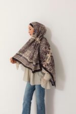Soft Şal-Klasik Etnik Desen - Görsel 5