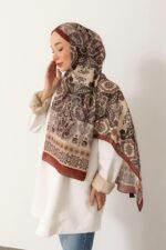 Soft Şal-Klasik Etnik Desen - Görsel 3
