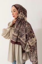 Soft Şal-Klasik Etnik Desen - Görsel 3