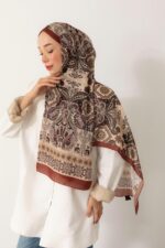 Soft Şal-Klasik Etnik Desen - Görsel 2