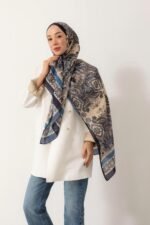 Soft Şal-Klasik Etnik Desen - Görsel 2