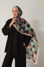 Soft Şal-Zincir Leopar