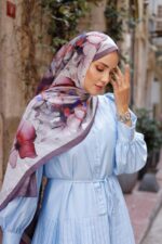 Pamila Viskon Şal Serisi-Lalezar Desen