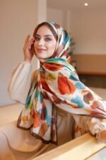Nayf İpek Şal-Pastel Desen - Görsel 6