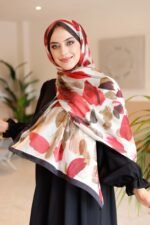 Nayf İpek Şal-Pastel Desen - Görsel 4