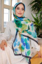 Nayf İpek Şal-Pastel Desen - Görsel 3