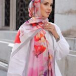 Pamila Viskon Şal Serisi-Lalezar Desen