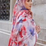 Pamila Viskon Şal Serisi-Lalezar Desen