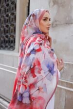 Pamila Viskon Şal Serisi-Lalezar Desen