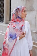 Pamila Viskon Şal Serisi-Lalezar Desen - Görsel 7