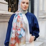 Pamila Viskon Şal Serisi-Lalezar Desen