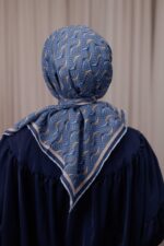 D’S Model Soft Eşarp - Lacivert - Görsel 5