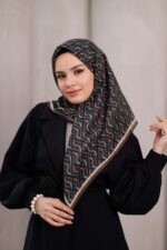 D’S Model Soft Eşarp - Kahve Zümrüt - Görsel 3