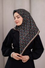 D’S Model Soft Eşarp - Kahve Zümrüt - Görsel 4