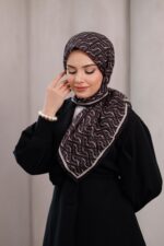 D’S Model Soft Eşarp - Siyah Mürdüm - Görsel 4