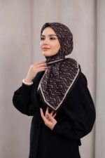 D’S Model Soft Eşarp - Siyah Mürdüm - Görsel 2