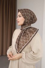 D’S Model Soft Eşarp - Kahve Bej