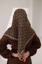 D'S Model Soft Eşarp - Karamel Kahve - Görsel 6