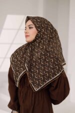 D'S Model Soft Eşarp - Karamel Kahve - Görsel 2