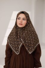 D'S Model Soft Eşarp - Karamel Kahve - Görsel 3