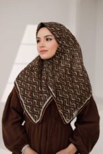 D'S Model Soft Eşarp - Karamel Kahve