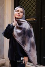 Firgun Desen Soft Şal - Kahve Siyah - Görsel 4