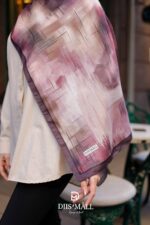 Firgun Desen Soft Şal - Mürdüm - Görsel 3