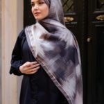 Firgun Desen Soft Şal - Kahve Siyah