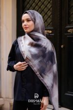 Firgun Desen Soft Şal - Kahve Siyah