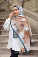 Firgun Desen Soft Şal - Kahve Yeşil - Görsel 3