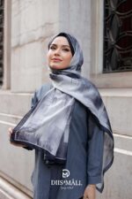 Firgun Desen Soft Şal - Siyah Gri - Görsel 3