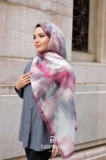 Firgun Desen Soft Şal - Gül Kurusu - Görsel 3