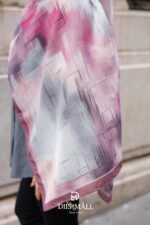 Firgun Desen Soft Şal - Gül Kurusu - Görsel 4