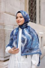Authera Desen Soft Şal - Mavi - Görsel 4