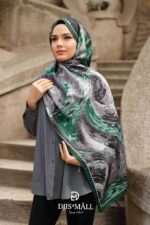 Authera Desen Soft Şal - Yeşil Gri - Görsel 3