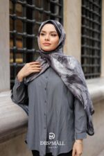 Authera Desen Soft Şal - Siyah - Görsel 3