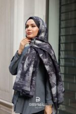 Estella Desen Soft Şal - Siyah - Görsel 4